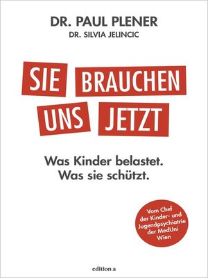 cover image of Sie brauchen uns jetzt
